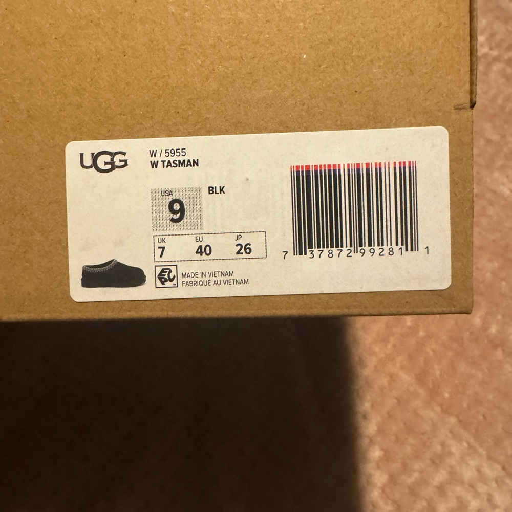UGG women’s W Tasman Slip-On Shoes in Black